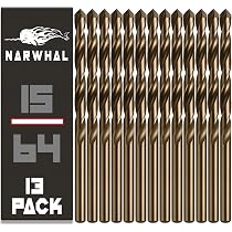 Sabre Tools 1/8" Cobalt Drill Bit Set - 5 Pack M35 Cobalt Bits For Hard Metal, Steel, Cast Iron 8 thumbnail image
