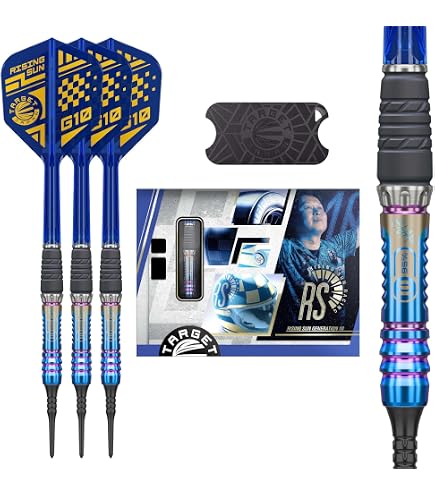 Amazon.com: Target Japan Rising Sun G10 Steel Tip Darts with Kflex