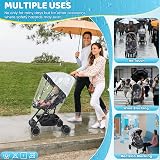 Orzbow Universal Rain Cover for Pram with Window EVA Breathable view 6