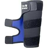 Leg Shield Bike Pant Protector - Fully Protects Cyclist's Pants from Grease and Chain - Better than Straps and Clips - Comfortable, Easy On/Off (1 Unit)