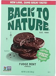 BACK TO NATURE Fudge Mint Cookies, 5.5 OZ