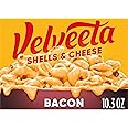 Velveeta Shells & Cheese with Bacon, Shell Pasta & Cheese Sauce, 10.3 oz Box
