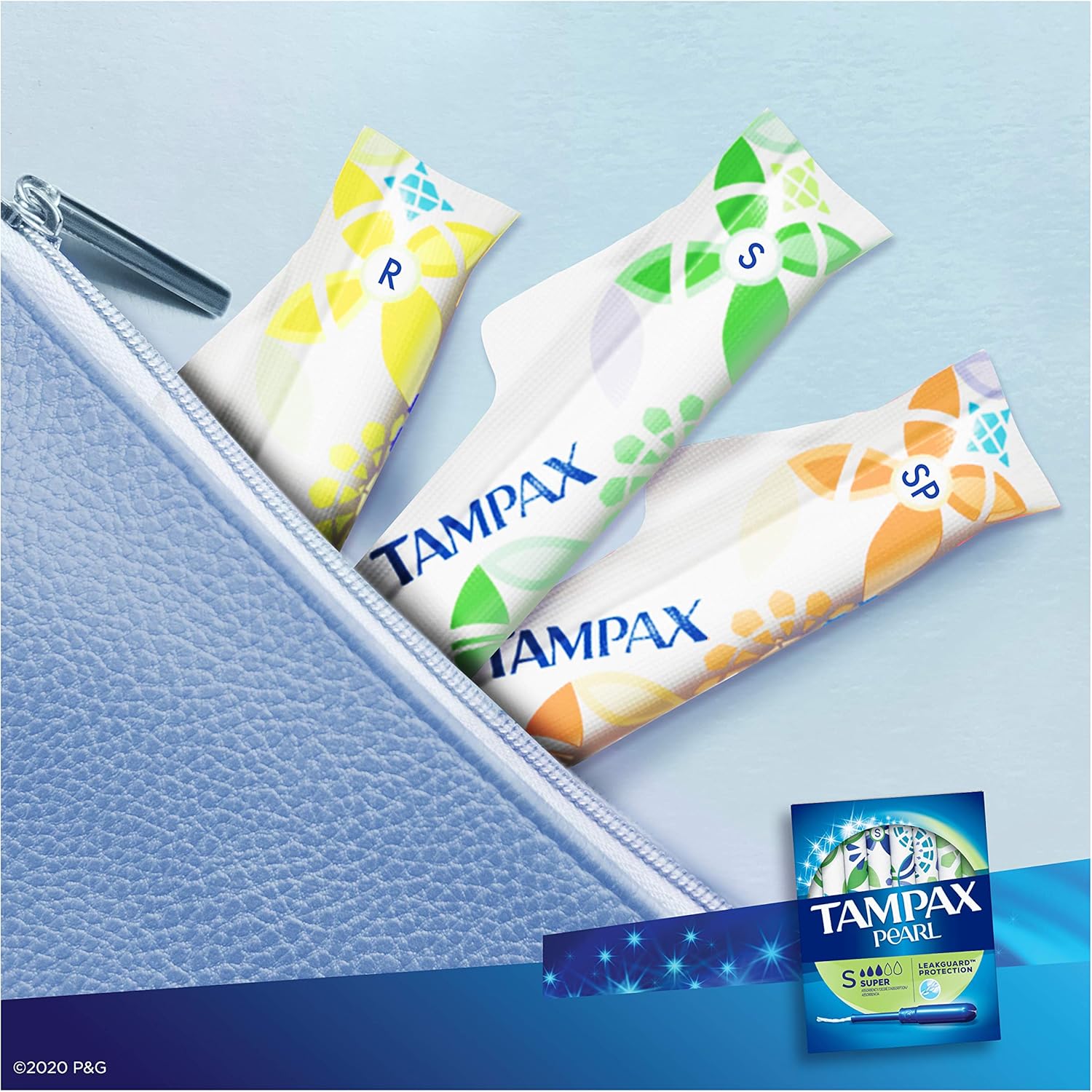 Tampax Pearl Tampons with Plastic Applicator, Super Absorbency, 200 Count, Unscented (50 Count, Pack of 4 - 200 Count Total): Health & Personal Care
