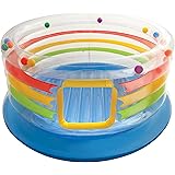 Intex Jump-O-Lene Transparent Ring Inflatable Bouncer, 71" X 34", for Ages 3-6