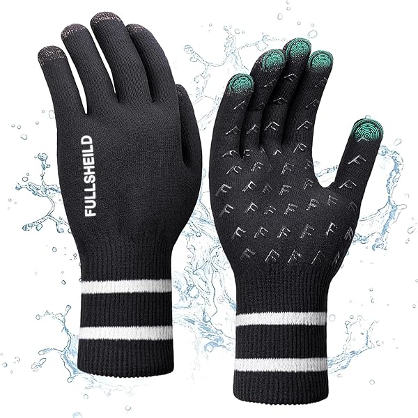 小物 Etavirp Non-Slip Logo Merino Wool Gloves Merino Wool Gloves | Powder Roper Glove | Duckworth
