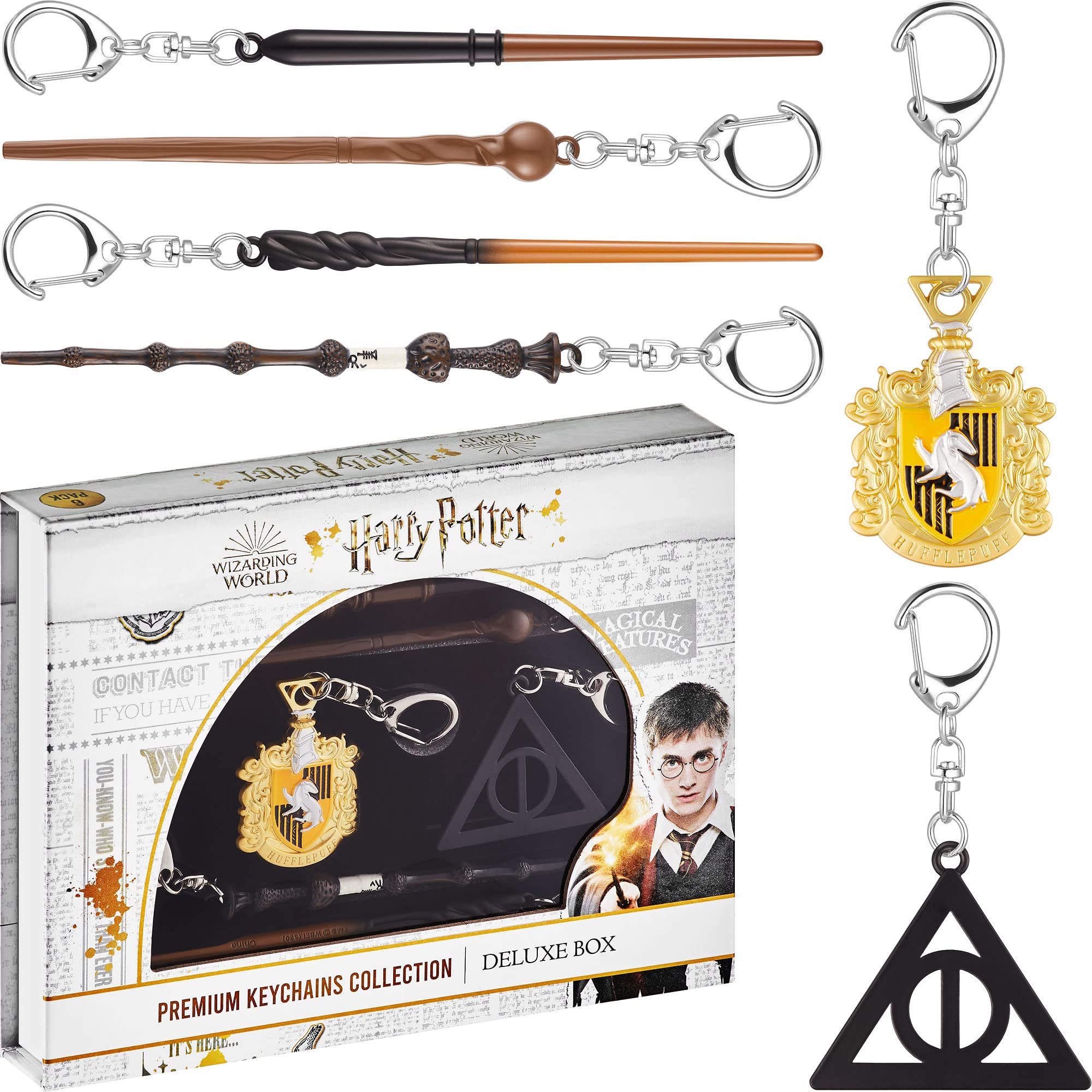 Harry Potter Keychains 6 Pc. Set – Includes