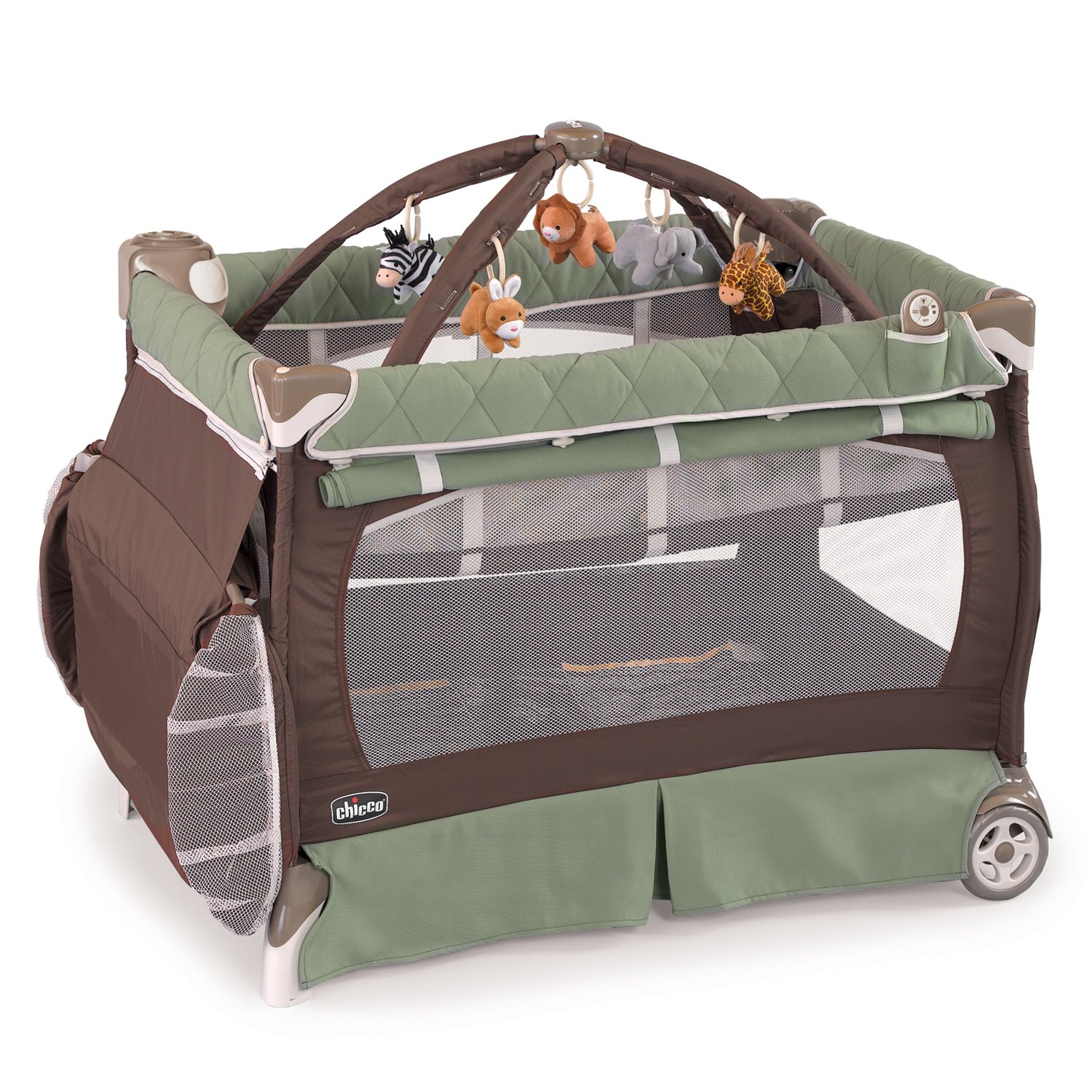 Amazon.com : Chicco Lullaby LX Playard, Adventure : Chicco Pack N Play :