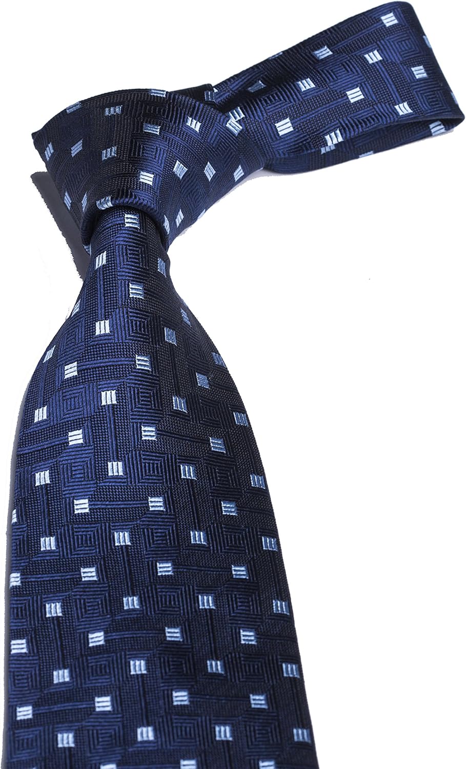 100 Silk Classic Blue Tie at Amazon Men’s Clothing store