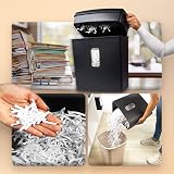 Duronic PS815 Cross Cut Shredder 8 Sheets 15L Bin 250W Office Home view 5