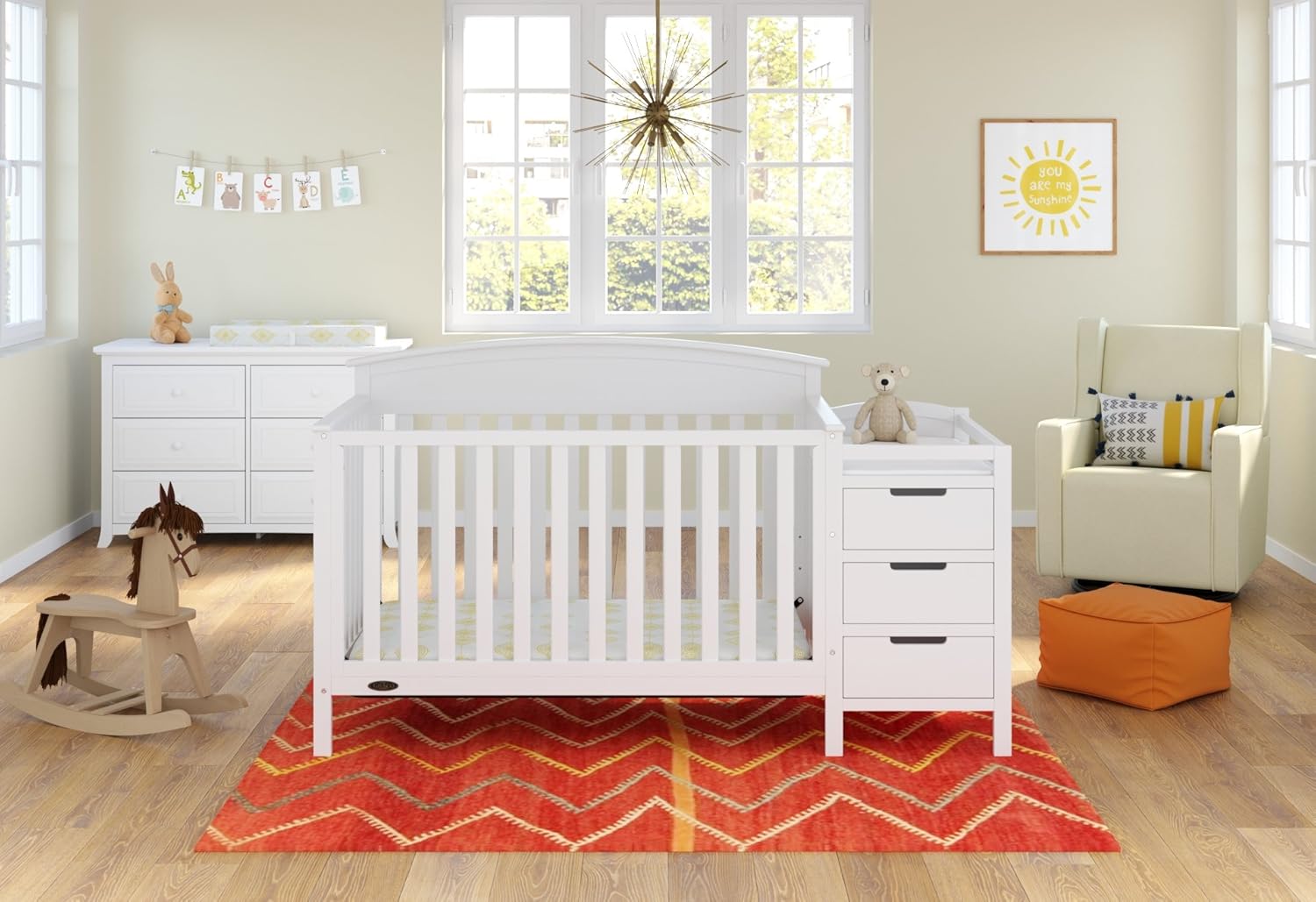 graco benton changing table