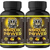 Nordic Power Pills, Official Nordic Power Capsules - Maximum Strength Energy, Stamina and Performance, Premium Formula to Support Overall Well-Being, Natural NordicPower Pastillas Review (2 Pack)