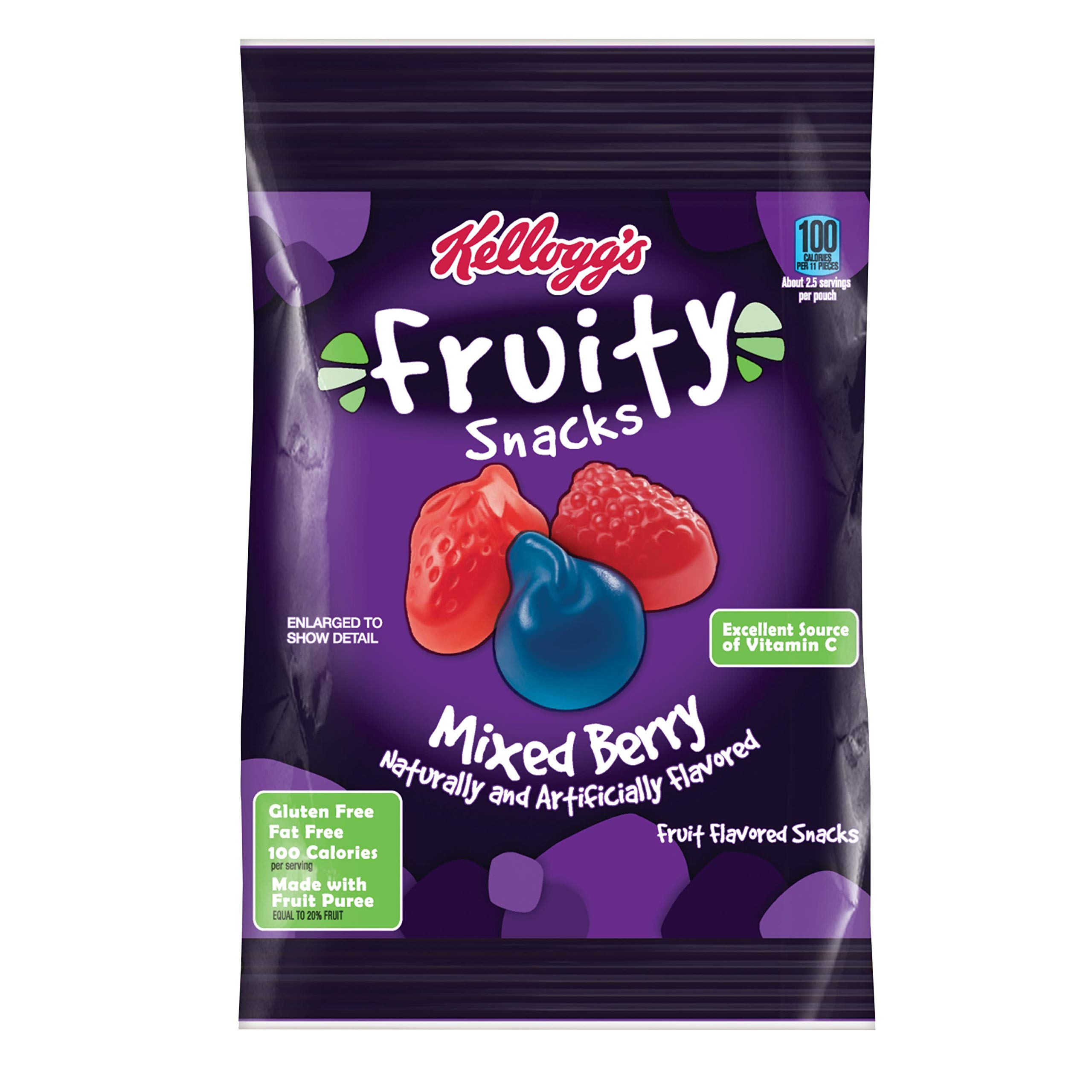 Kellogg's Fruity Snacks, Strawberry, Gluten Free, Fat Free