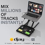 Reloop Buddy compact 2-channel DJ controller for djay iOS Android Mac PC view 5