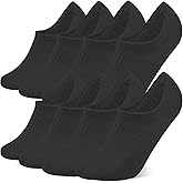 EPEIUS Thick No Show Socks for Women Athletic Ankle Socks Cushioned Running Low Cut Non Slip Footies 3/6 Pairs