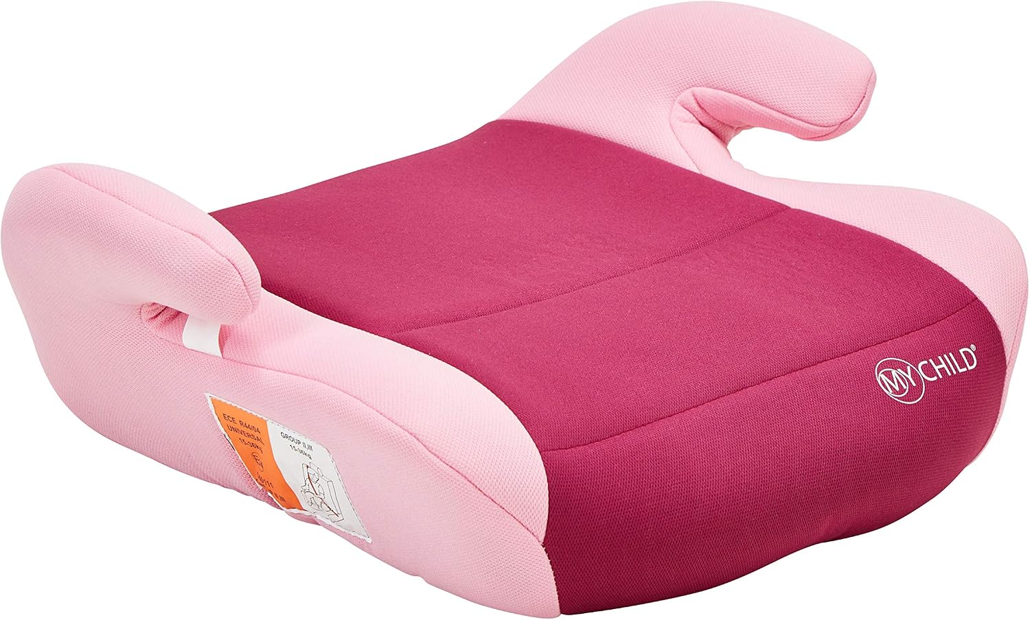 MyChild Brundle Group 2/3 Booster Car Seat Pink., Backless Booster Seat. Lightweight 700g. From 15kg to 36kg Approx. 4 - 12 Years