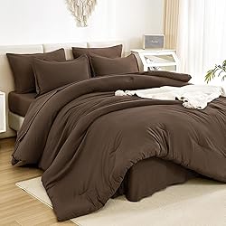 Litanika Super King Comforter Sets Brown - 7 Pieces
