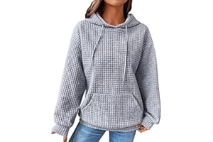 Chounliem Oversized Sweatshirts For Women Loose Fit Women's Christmas Printed Drawstring Hooded Pullover Sweatshirt Top