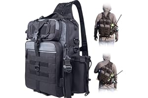 BLISSWILL Fishing Backpack Outdoor Tackle Bag Large Fishing Tackle Bag Water-Resistant Fishing Backpack