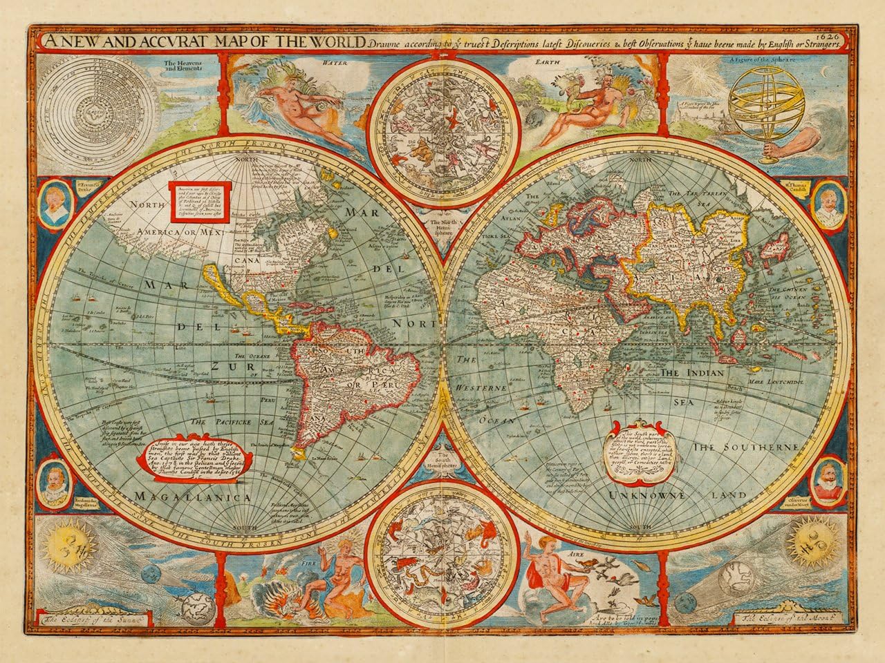 a new and accvrat map of the world 1626 World 1626 A New And Accvrat Map John Speed Amazon Co Uk Welcome a new and accvrat map of the world 1626