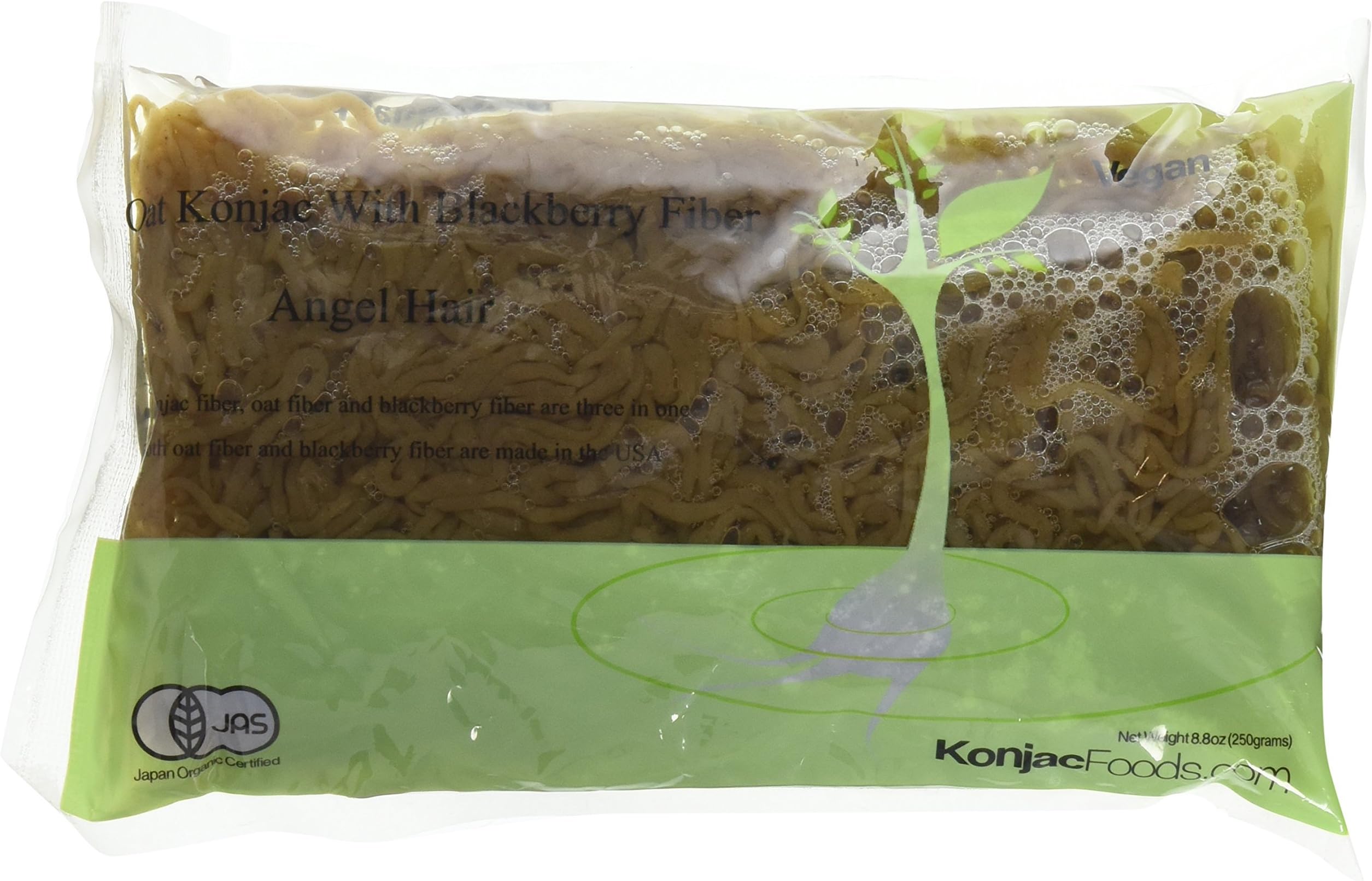 Konjac Shirataki Oat Blackberry Fiber Pasta - Angel Hair 8.8 oz (Pack of 24)