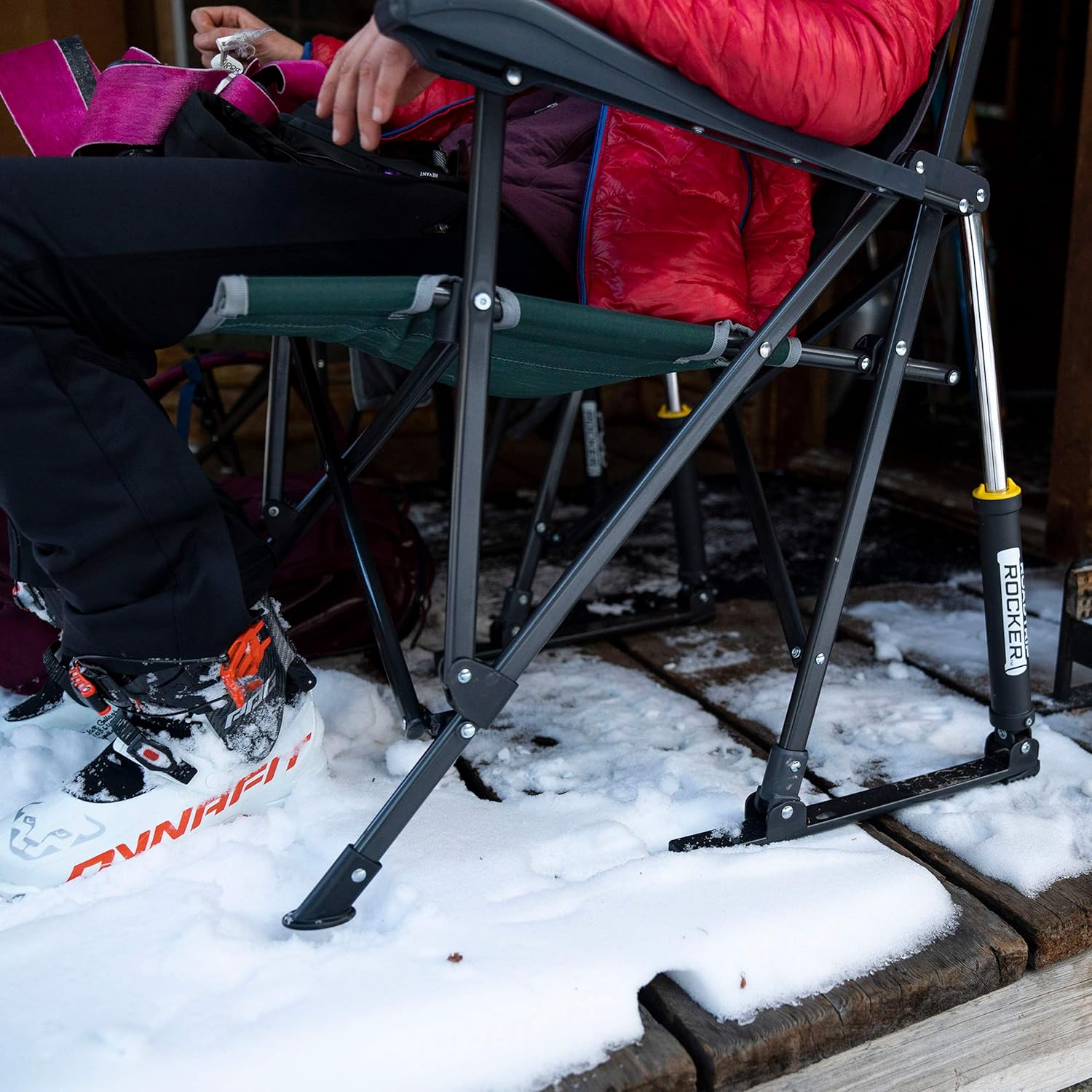 GCI Outdoor RoadTrip Rocker Outdoor Rocking Chair, Hunter: Sports & Outdoors