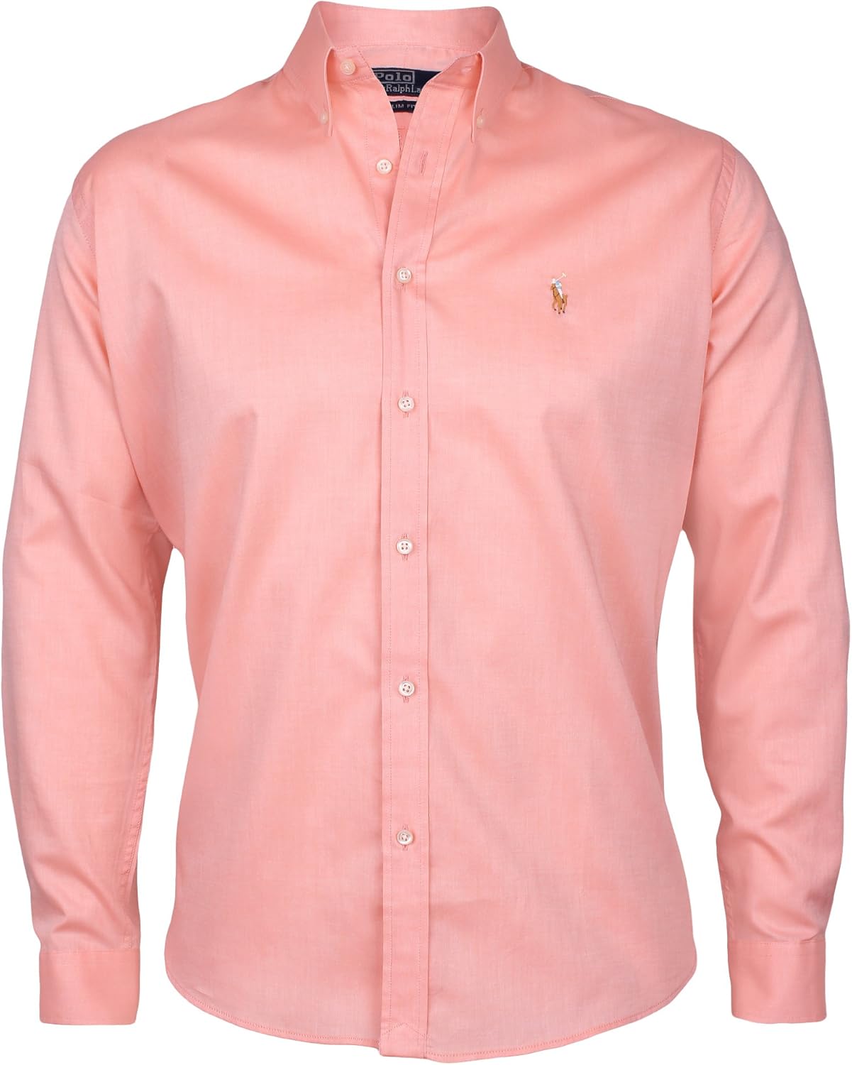 salmon ralph lauren shirt