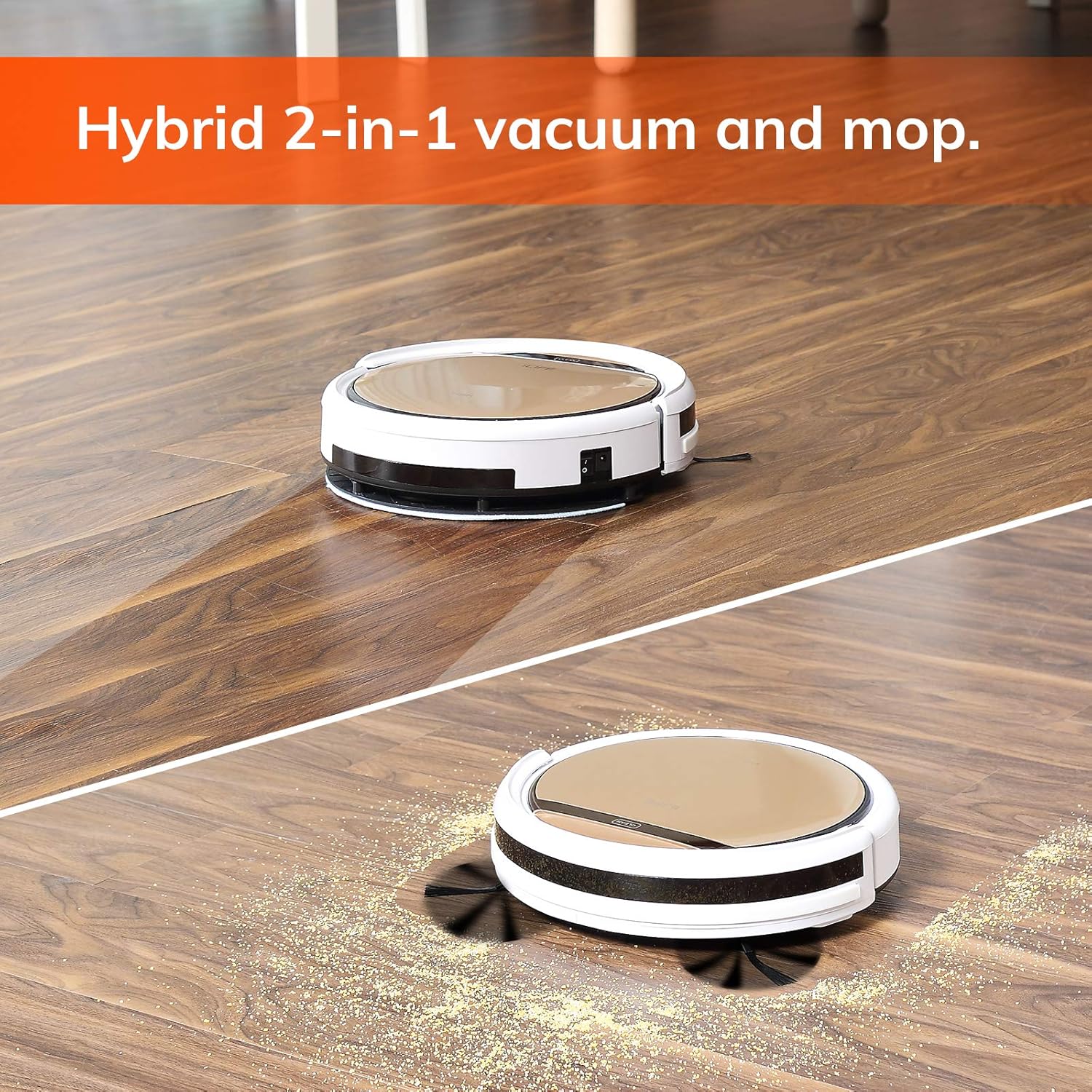 ILIFE V5s Pro 2, 2-in-1 Robot Vacuum and Mop, Slim, Automatic Self-Charging Robotic Vacuum, Daily Schedule, Zigzag Cleaning Path, Ideal for Pet Hair, Hard Floor and Low Pile Carpet: Kitchen & Dining