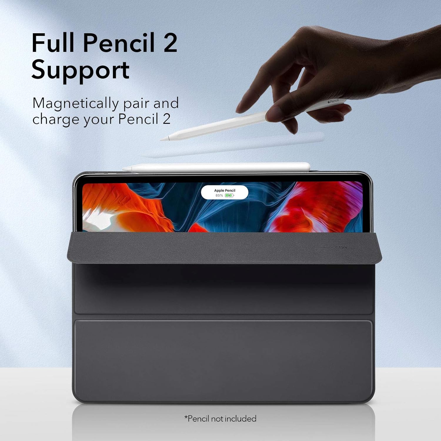 ESR for iPad Pro 12.9 Case (2022/2021/2020, 6th/5th/4th Gen), iPad Air 13 inch Case 2025/2024, Convenient Magnetic Attachment - Image 5