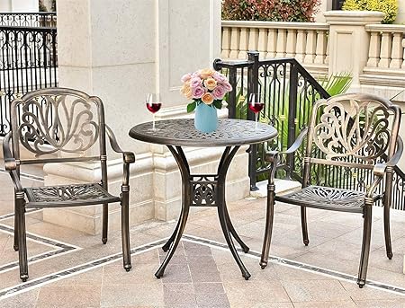 3 piece patio set with umbrella