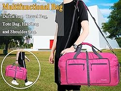 Woogwin Travel Duffel Bag Large Foldable Waterproof