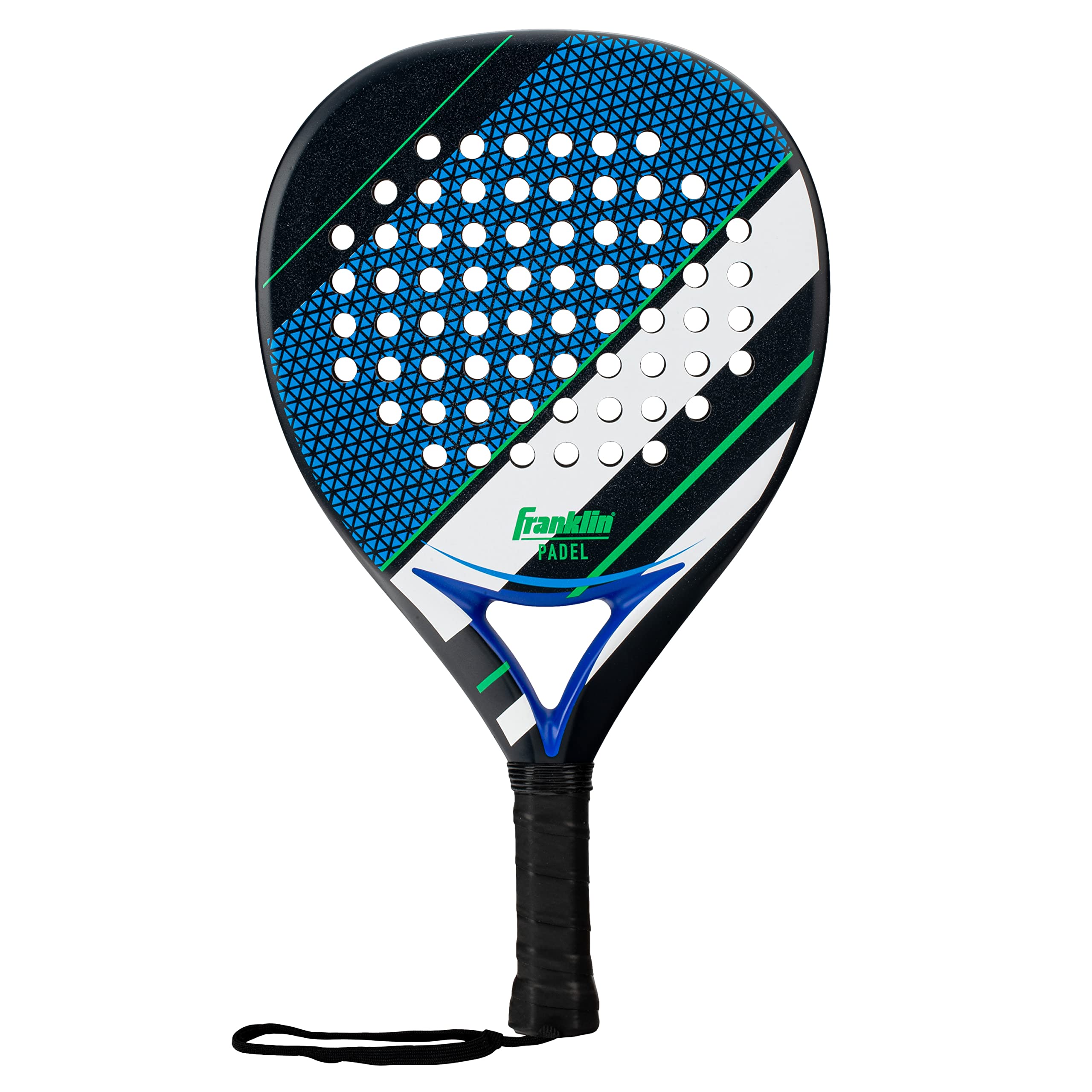 Franklin Sports Padel Racket - Aurora Tennis Racket - Carbon Fiber Padel Paddle with Foam Core - MAX Grit Technology - 365g Paddle - Performance Paddle for Intermediate + Advanced Skill