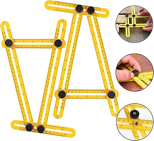 Aonesy Multi Angle Measuring Ruler Template Measurement Tool For