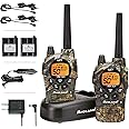 Midland 50 Channel GMRS Two-Way Radio - Long Range Walkie Talkie (Mossy Oak Camo, 2-Pack)