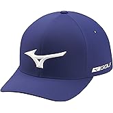 Mizuno Tour Delta Fitted Hat| Unisex Adult Cap | ROYAL | L-XL