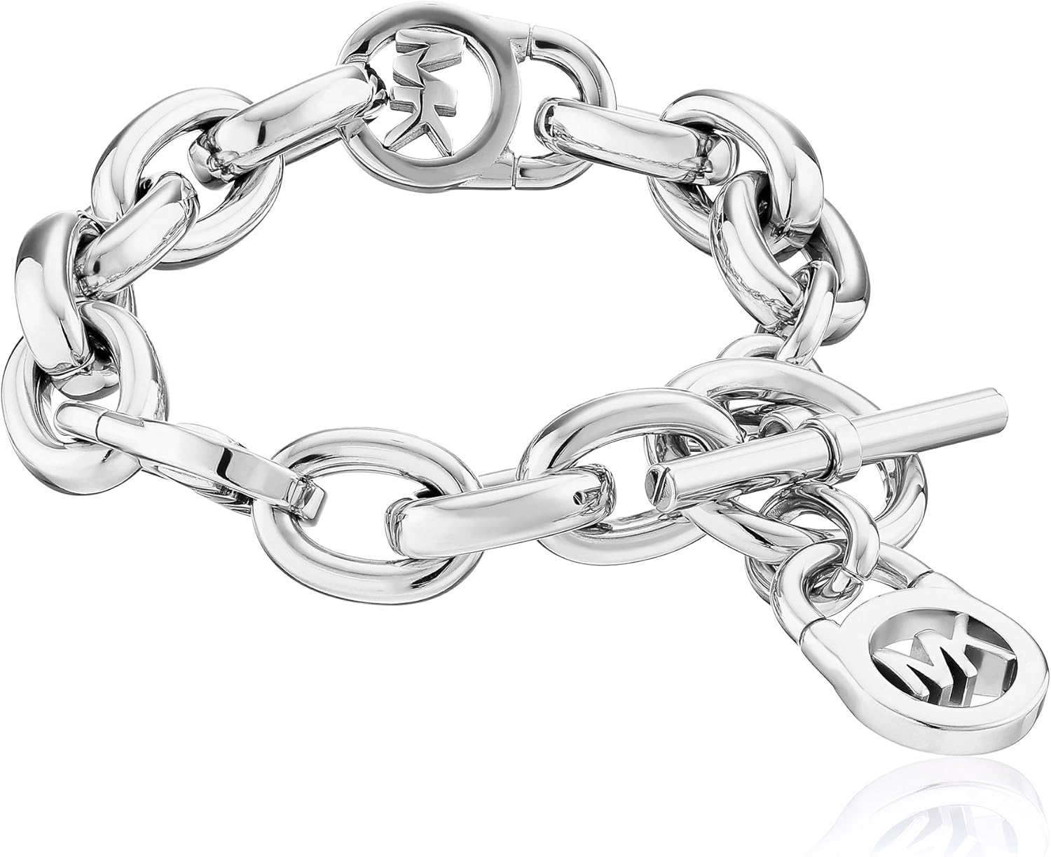 michael kors silver link bracelet