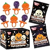 30 Pack Halloween Candy - Individually Wrapped Holiday Themed Pumpkin And Skull Lollipops – Trick Or Treat Strawberry And Tut