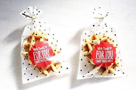 Amazon Fuwari ドット柄 ラッピング袋 １００枚 ラッピングタイ付き Set ギフト袋 Opp袋 バレンタイン ホワイトデー 誕生日 お菓子 包装 小分け プレゼント 袋 ドット黒 ギフトバッグ 袋 文房具 オフィス用品