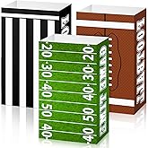 Funrous 36 Packs Football Party Bags Football Paper Gift Treat Candy Bags for Game Day Themed Party Favors Decorations Bowl Supplies