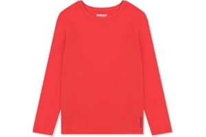 AMERICLOUD Kids Soft Cotton Jersey Long Sleeves T-Shirt Basic Crewneck Tee Shirts for Girls and Boys