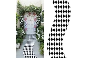 Tinideya Wonderland Party Decoration 118 x 39" Aisle Runner Carpet for Decorations Baby Shower Tea Party Backdrop