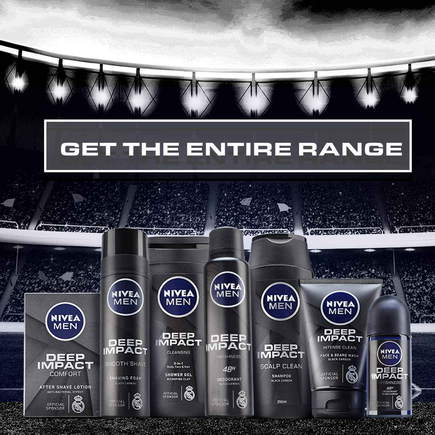 Nivea Men Deep Impact Freshness Deodorant Spray For Men 150 Ml