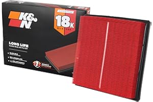 K&N Engine Air Filter: Long Life 18,000 Mile Replacement Air Filter: Compatible with 2016-2019 Subaru H4 1.6/2.0/2.4 L (Ascent, Crosstrek, Forester, Impreza, XV), KNA-5064