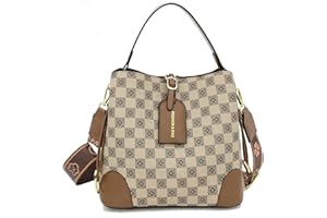 ERWUBA Women Satchel Handbag Purse Ladies Leather Vintage Top Handle Hobo Tote Handbag Shoulder Bag Crossbody Bag