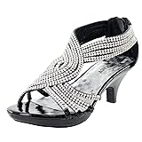 Delicacy Womens Angel-37 Strappy Rhinestone Dress