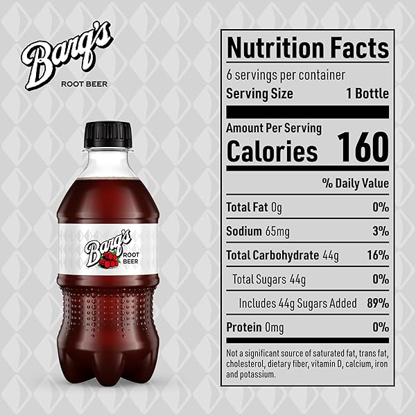 BARQ’S ROOT BEER BOTTLES, 12 FL OZ, 6 PACK