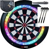Gran Board 3s LED Dartboard (Blue) with Special Bracket &amp; ChoukouTip100pics &amp; DartsSet