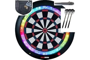 GRANBOARD Gran Board 3s LED Dartboard (Blue) with Special Bracket & ChoukouTip100pics & DartsSet
