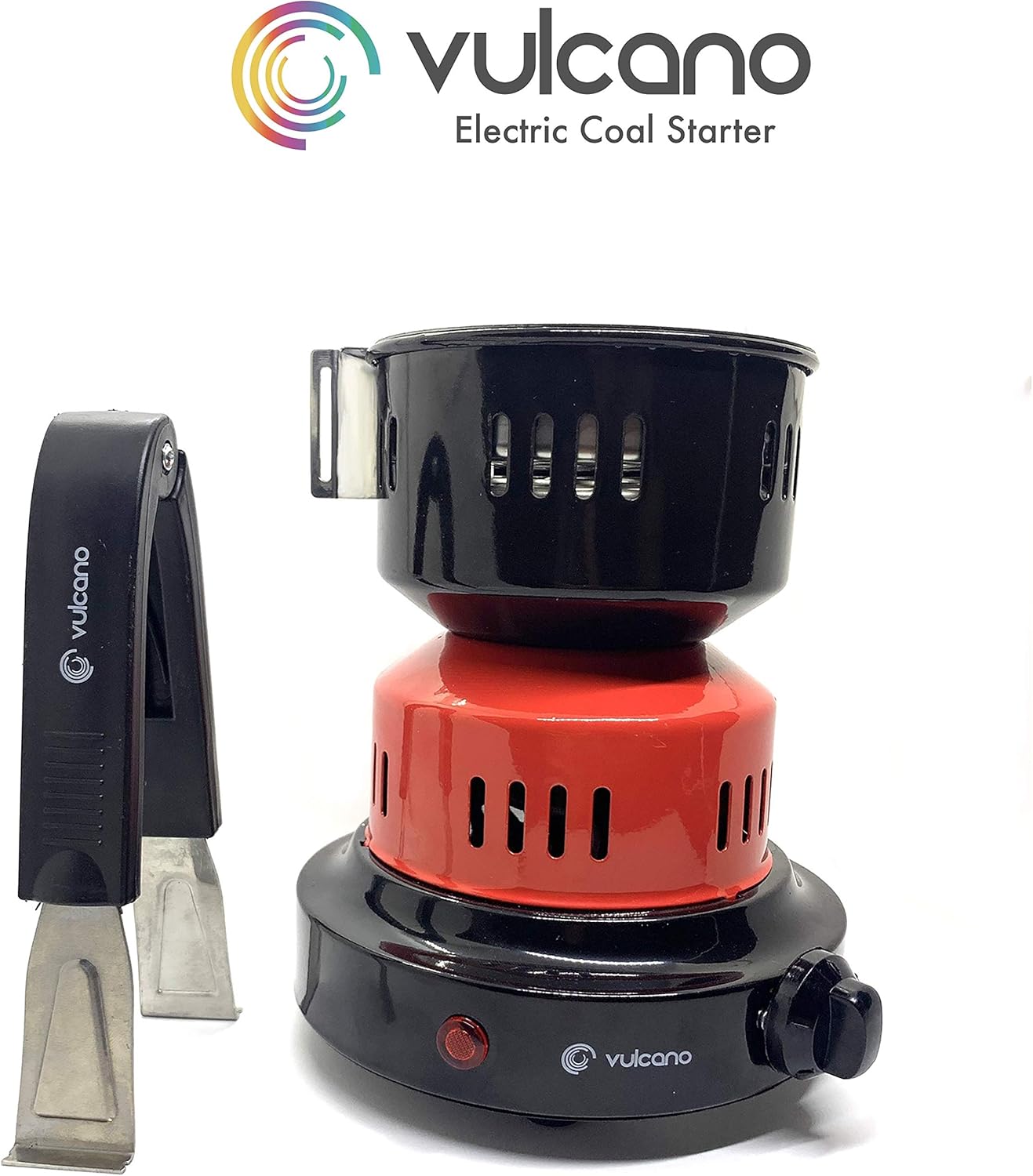 VULCANO Electric Coal Charcoal Starter for Hookah, Shisha, Nargila & BBQ - Smart Heat Control - Detachable Handle - Tea and Coffee Boiler. : Garden & Outdoor