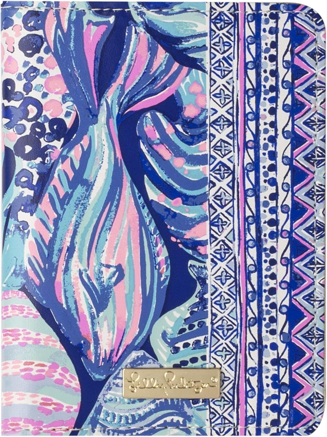  | Lilly Pulitzer Passport Cover/Holder/Wallet with Card Slots, Scale Up | Passport Covers
