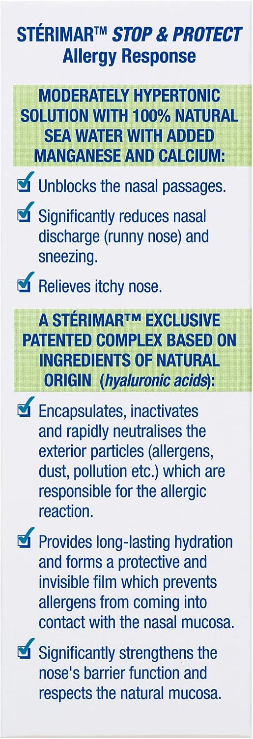Sterimar Stop Protect Allergy Response, Nasal Spray, Fast-Acting Moderately Hypertonic, 100% Natural Sea Water - Image 5